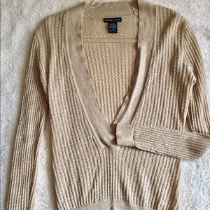 New York & Co Gold Shirt